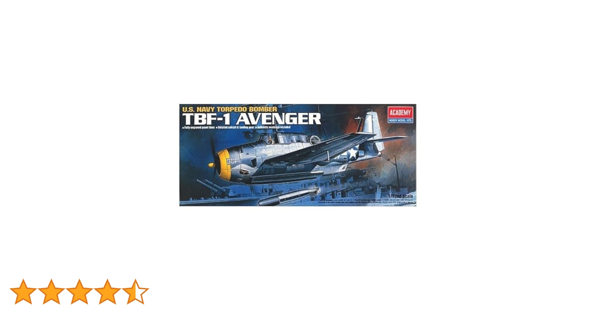 Amazon | アカデミー 1/72 TBF-1 アベンジャー AM12452
